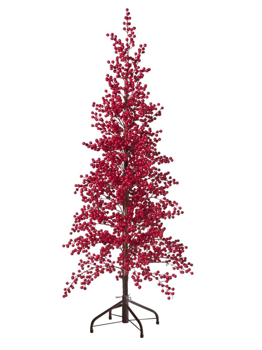 .xmas. Albero Bacche H.150 Cm - Red