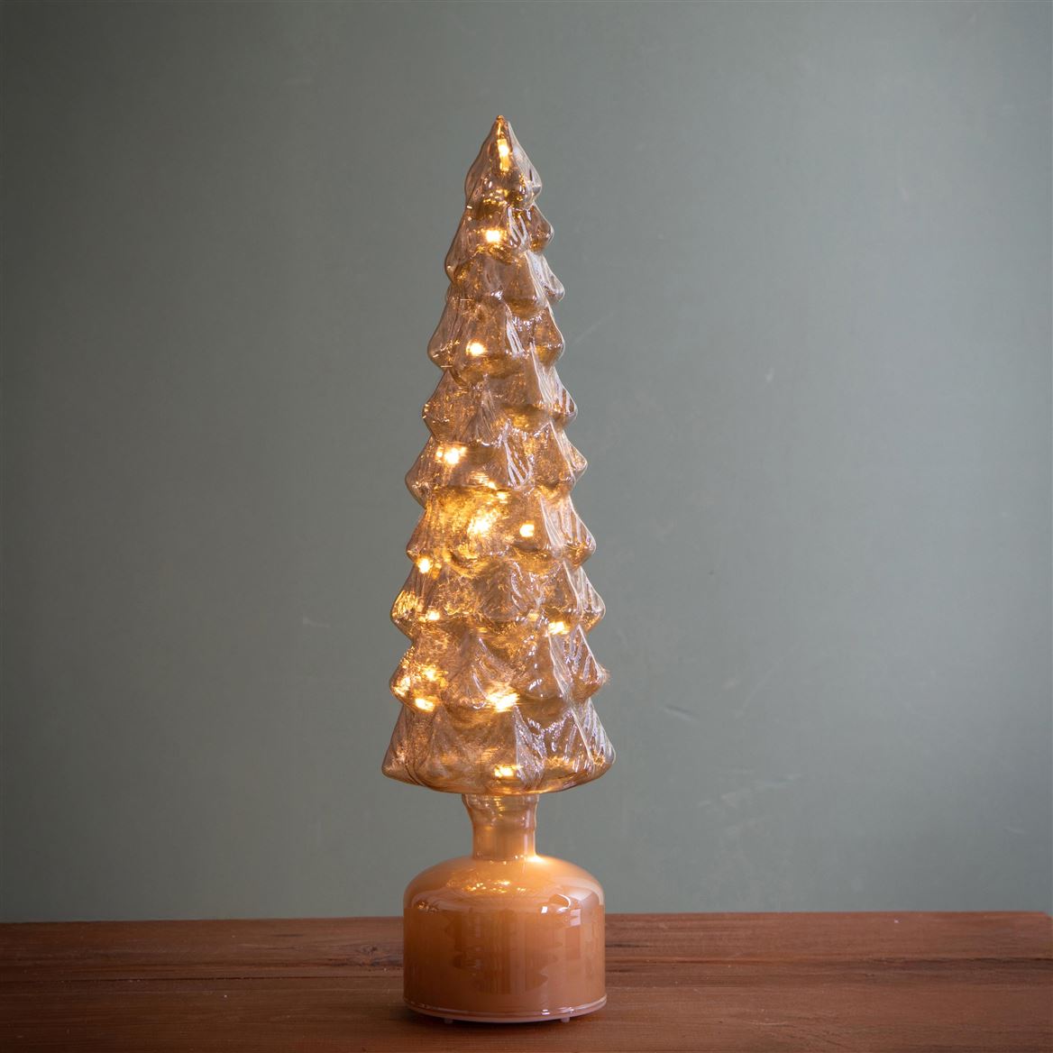 .xmas. Albero Natale Led Rolling H.36,5 Cm - Amber