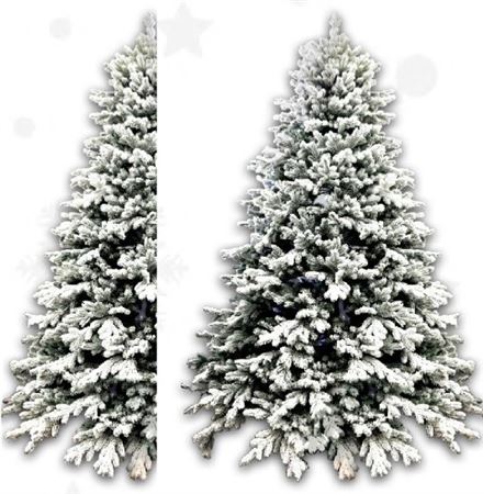 .xmas. Albero Toronto Half Snow A Parete 210cm