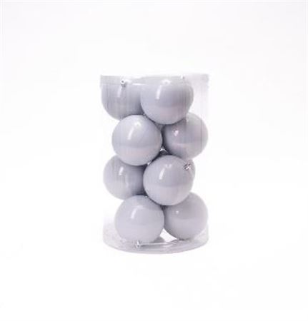 .xmas. Box 12 Sfere D.10cm - Bianco