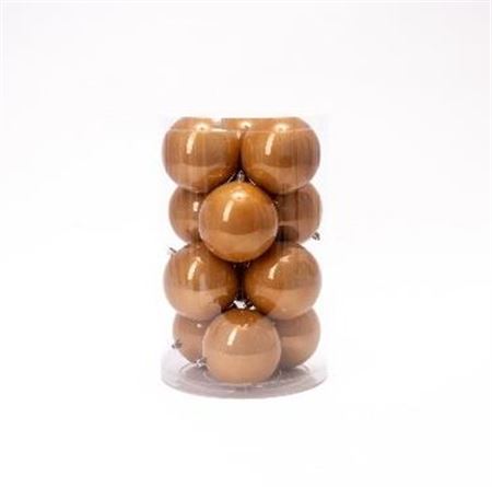 .xmas. Box 2 Sfere D.12cm - Tortora