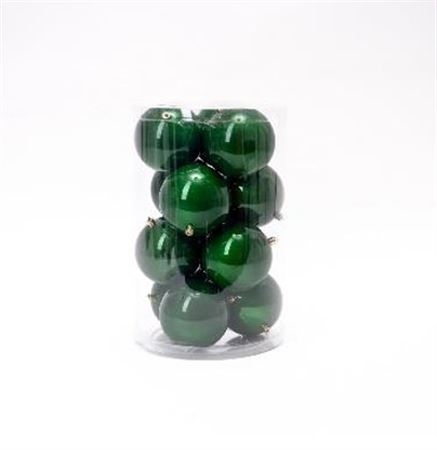 .xmas. Box 2 Sfere D.12cm - Verde Foresta