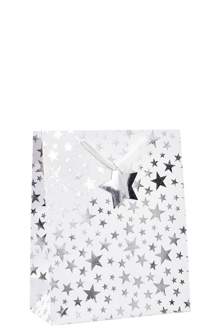 .xmas. Buste Stars Hp Large 26x13x32cm 2col- 18pz