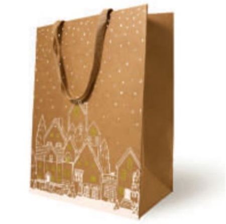 .xmas. Buste Sylvestre 25x13h33cm 10pz - Natural