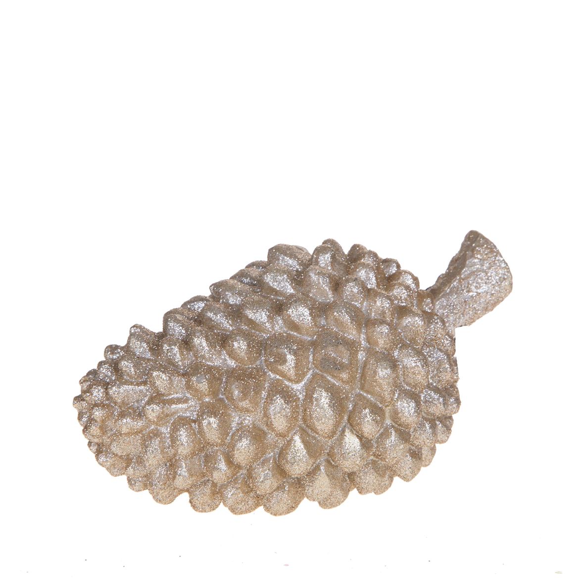 .xmas. Decoro Pigna 18xh10 Cm - Champagne