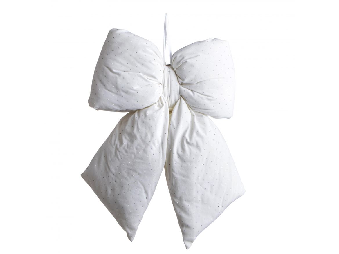 .xmas. Fiocco Natale 50xh.65 Cm - White