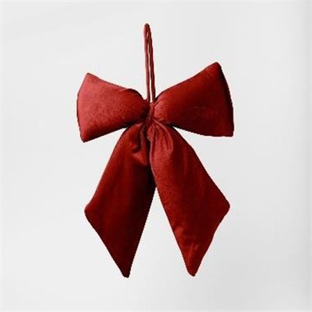 .xmas. Fiocco Velluto Bordeaux 27x34cm