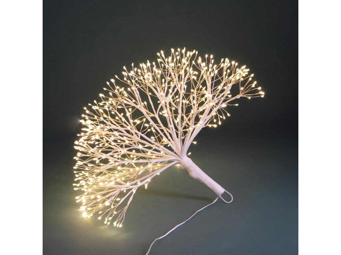 .xmas. Fiore H.32xd.40 Cm 576 Led Da Est - Bianc