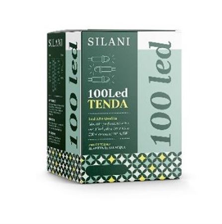 .xmas. Led 100 Stringa 10m Flash Bianco Freddo