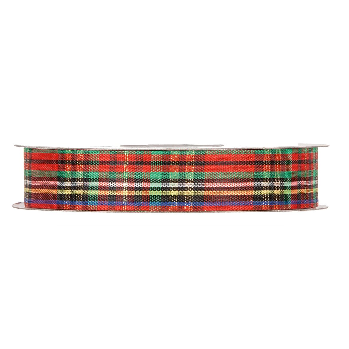 .xmas. Nastri Scozzese Mm25x45mt Red Green