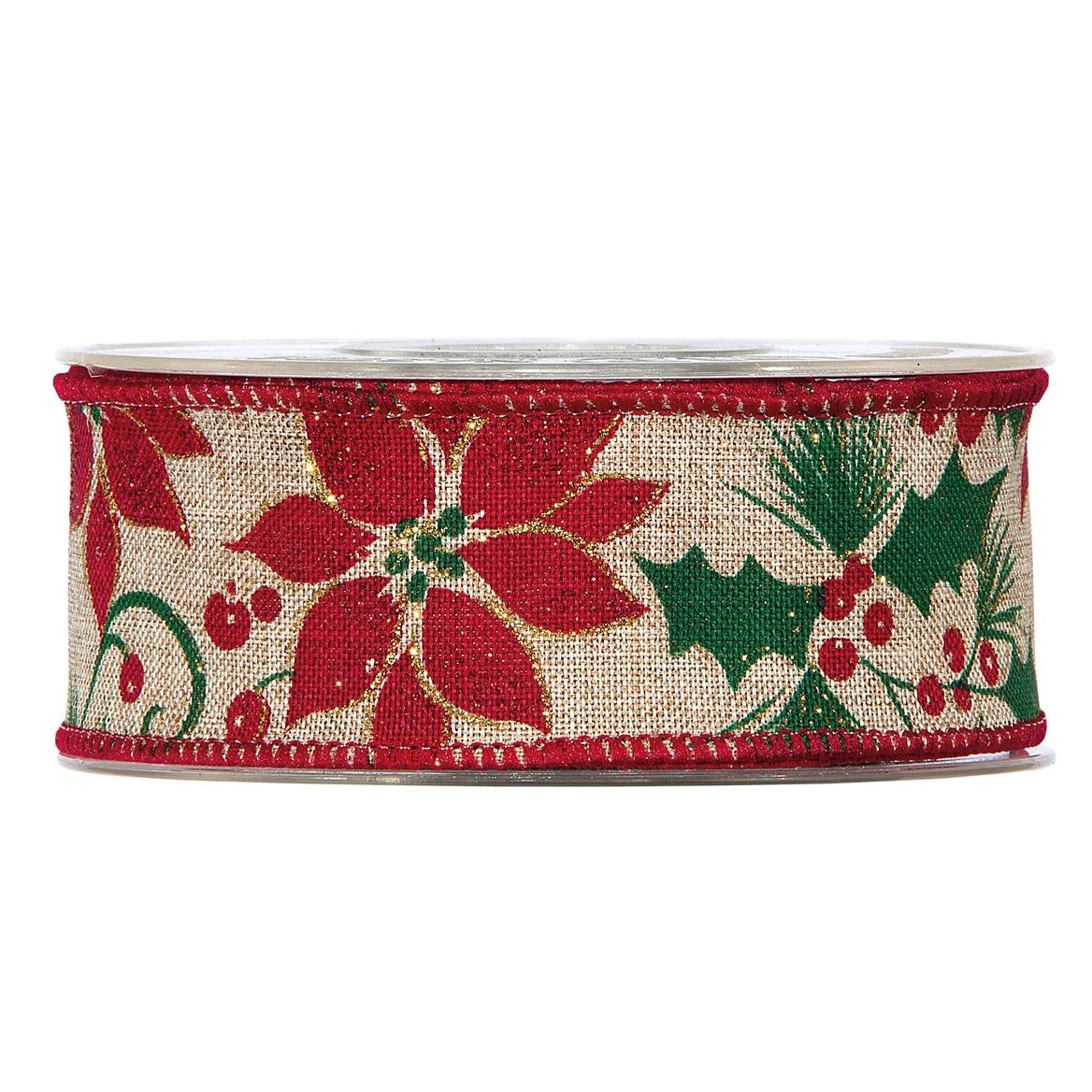 .xmas. Nastri Stella Natale Mm40x10mt