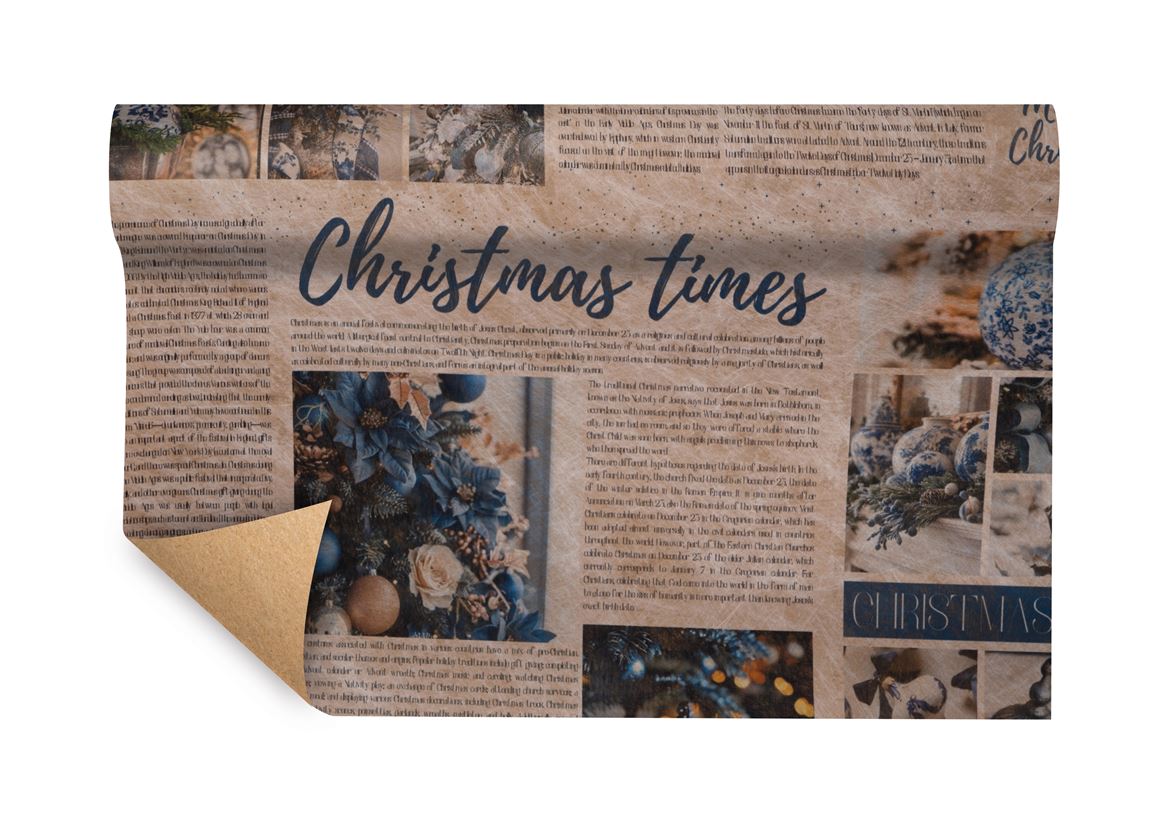 .xmas. Rotolo Bob. Paper-fibra Christmas Mm750x9m