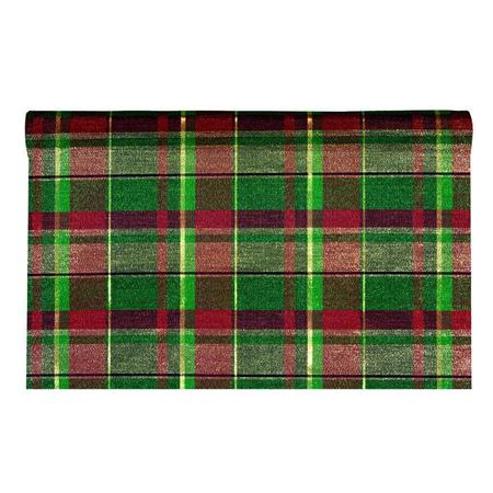 .xmas. Rotolo Bright Scotland Cm48x5mt Green