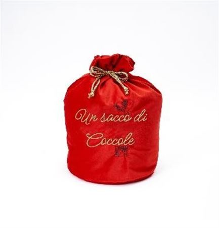 .xmas. Sacco Velluto 22x34cm - Rosso