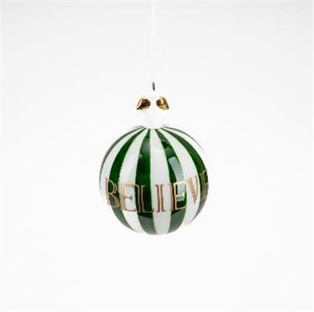 .xmas. Sfera 12cm Luxury Angelo - Verde