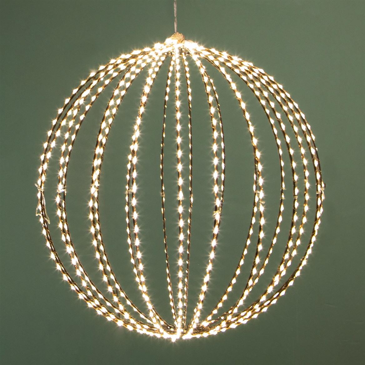 .xmas. Sfera Luminosa D.30 Cm 500 Led - Warm White