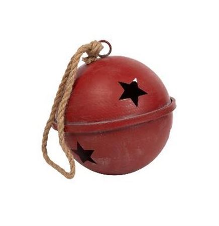 .xmas. Sfera Metal 27x27cm - Rosso