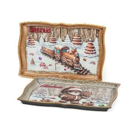 .xmas. Vassoio 43x32x3cm Candy Assortiti
