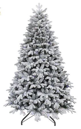 Xmas. Albero Natale Innevato Misto 240cm Pe + Pvc