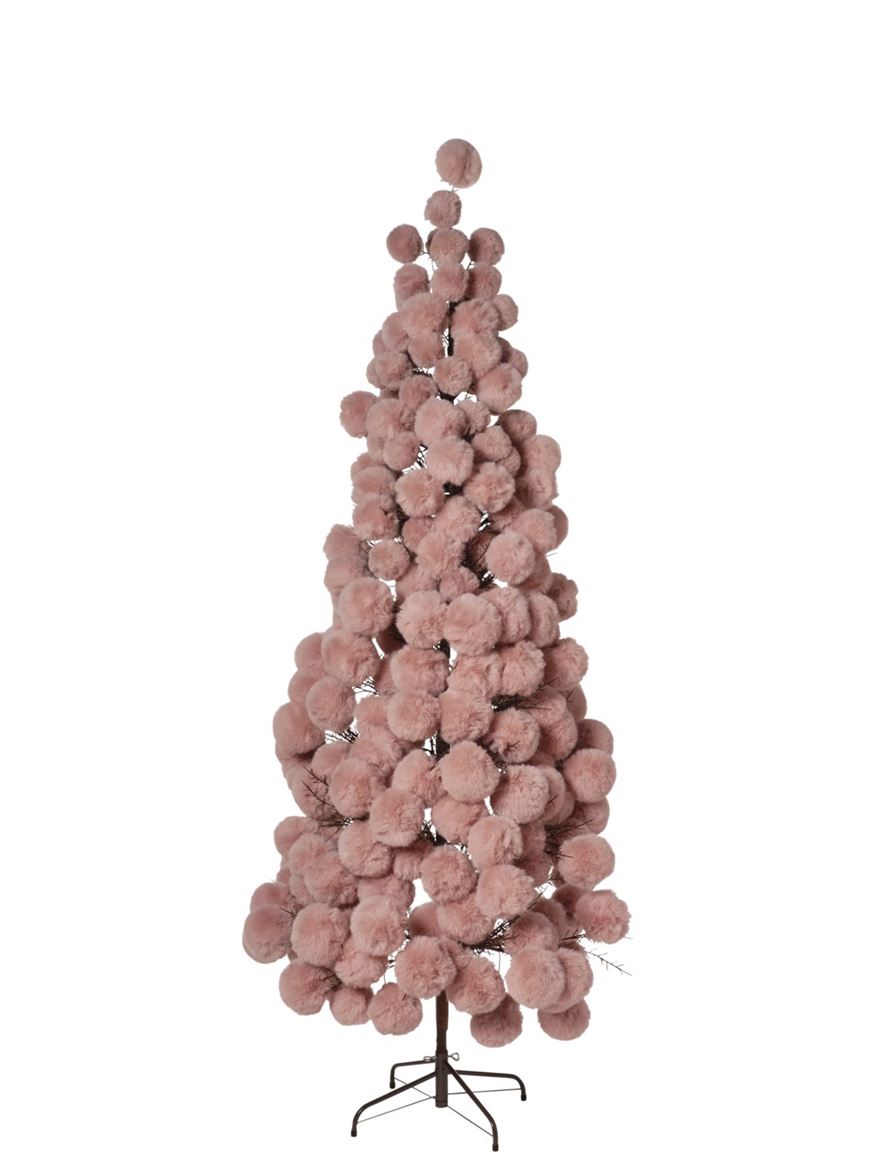Xmas. Albero Pelouche H210cm - Old Pink