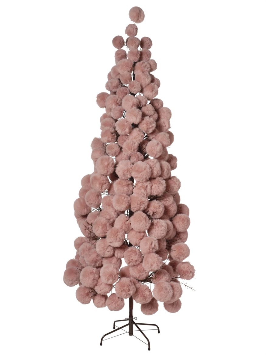 Xmas. Albero Pelouche H240cm - Old Pink