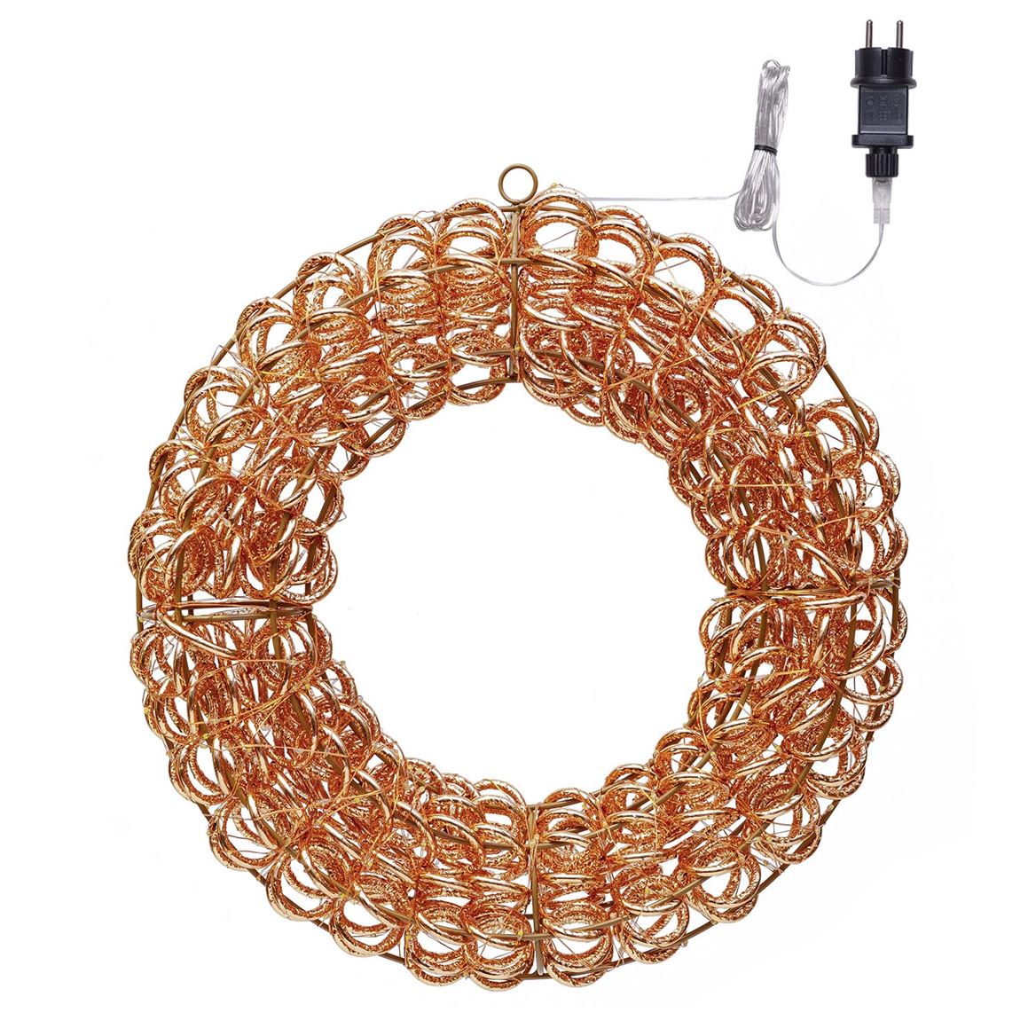 Xmas. Corona D.40cm Rgm Rose Gold 400 Microled