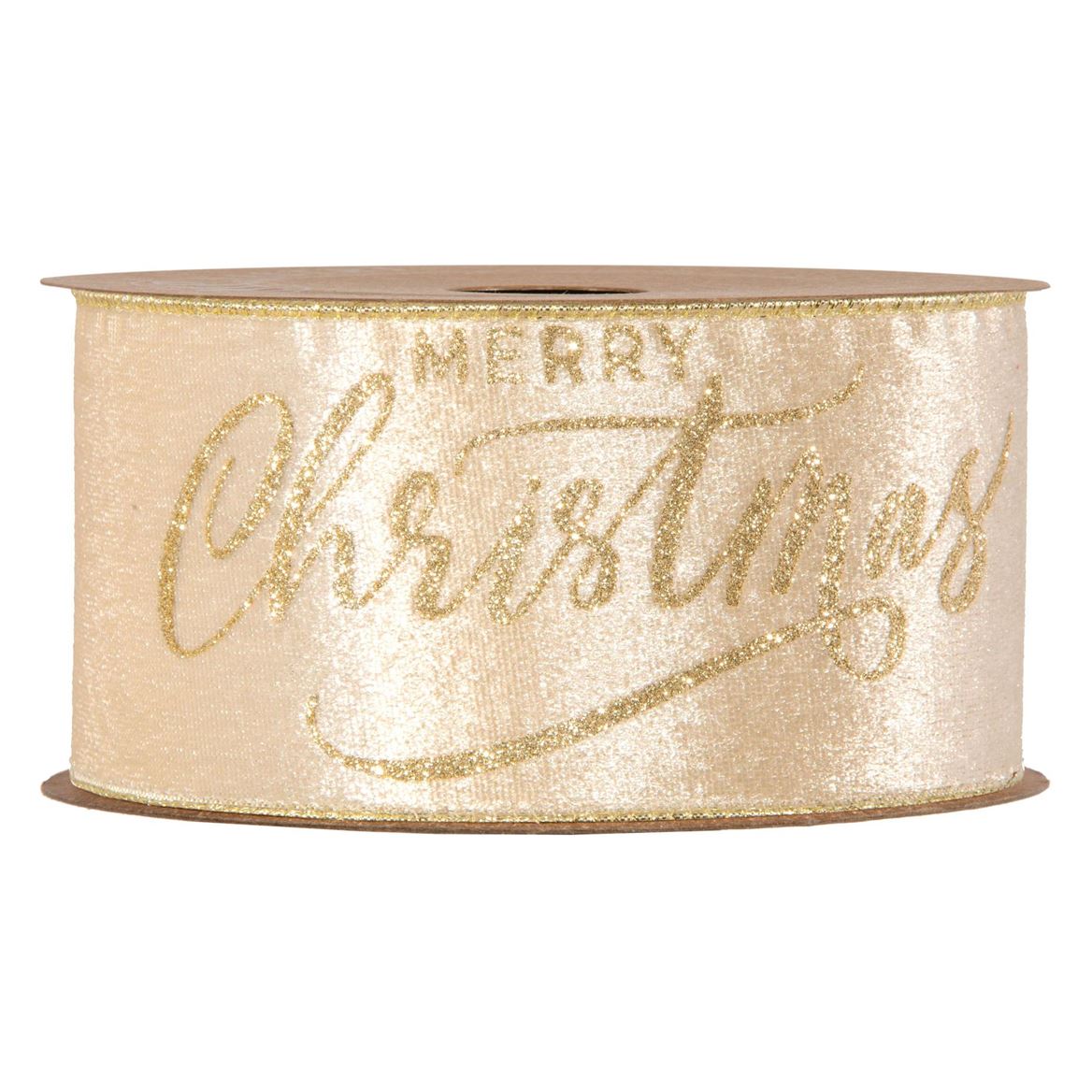 Xmas. Nastri Merry Christmas Mm63 X 10m - Dov Grey
