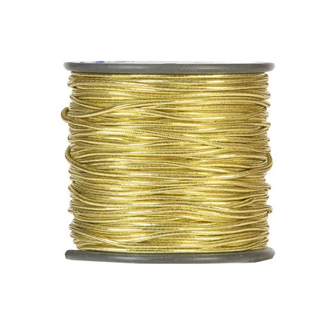 Xmas. Nastri Tubolare Elastico Mm25 X 50m - Gold