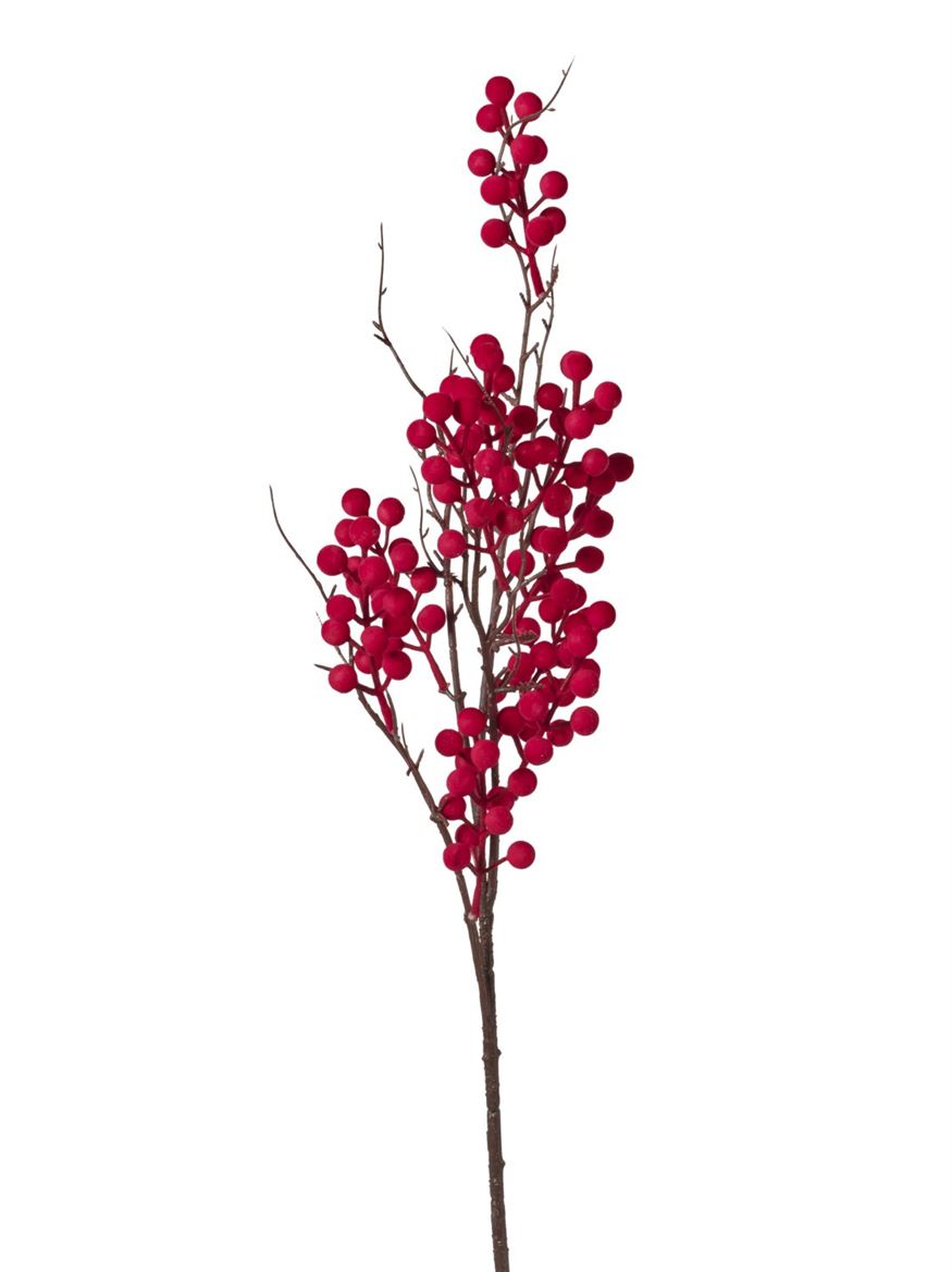 Xmas. Ramo Bacche Cm90 - Red