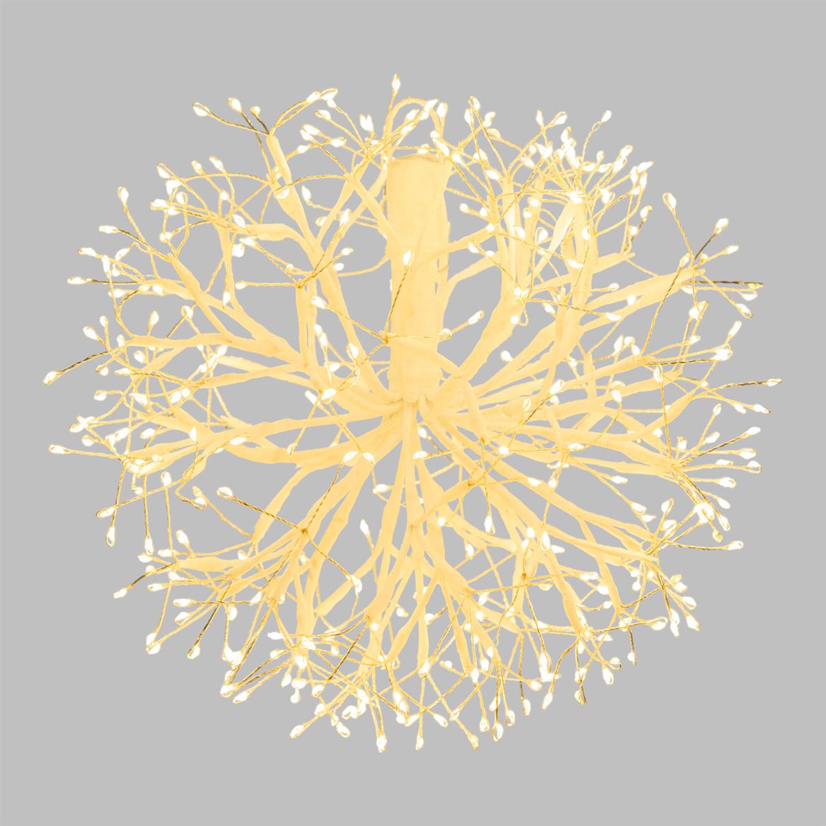 Xmas. Sfera Rich Bianco D30cm 384 Microled