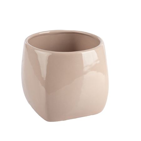 Xmas. Vasi Ceramica. Cubo Dolomite 14x12cm - Tort.