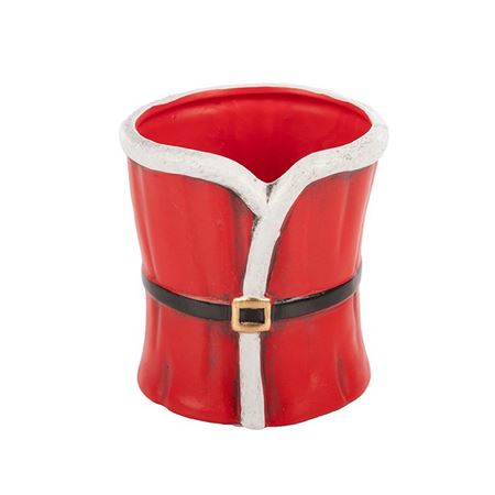 Xmas. Vasi Ceramica. Giacca Babbo D12 H13cm
