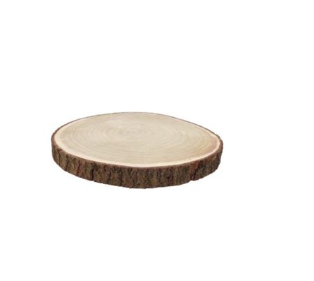 Deco. Disco Legno Corteccia D.20 H.2cm