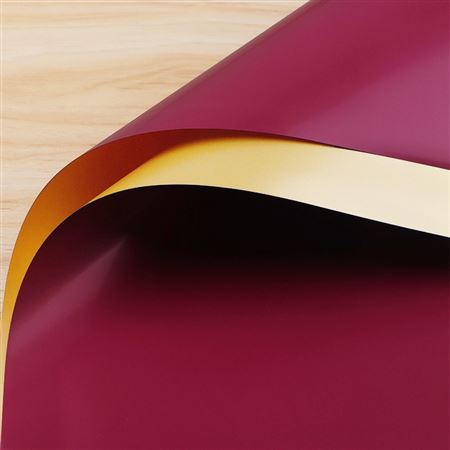 Paper. Film 124 Cm 57 X 57 (20pz) - Rosso + Oro