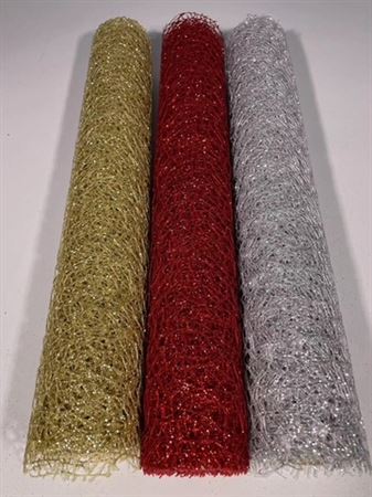 Rotolo Bob. Full Spider Glitter 50cm X 5y - Gold