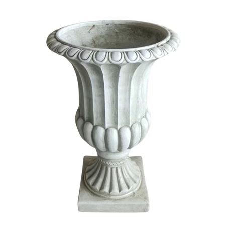 Strutture. Calice Base Quadra 39x39h62cm Bianco