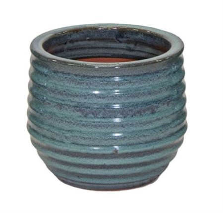 Vasi Ceramica. Glazed Beehive D22 H20cm - M. Green