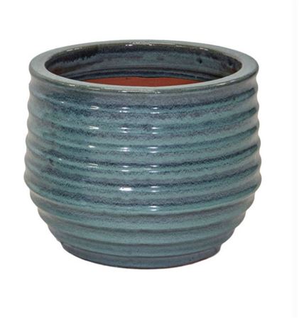 Vasi Ceramica. Glazed Beehive D29 H25cm - M. Green