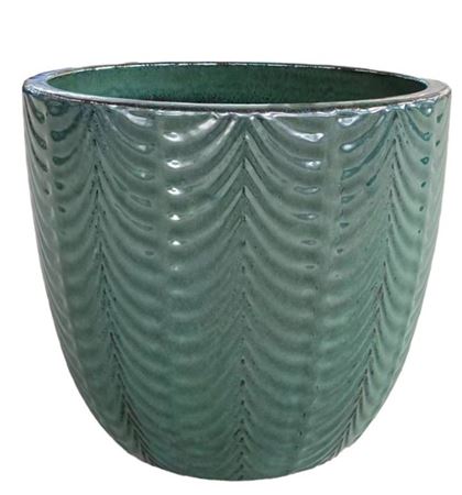 Vasi Ceramica. Noble Egg Nerf D58 H51cm - Green