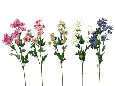 Art. Ramo Astrantia Spray 74cm - Purple Blue