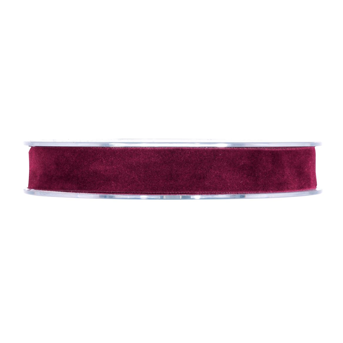 Xmas. Nastri Double Velvet Mm15x7mt - Bordeaux