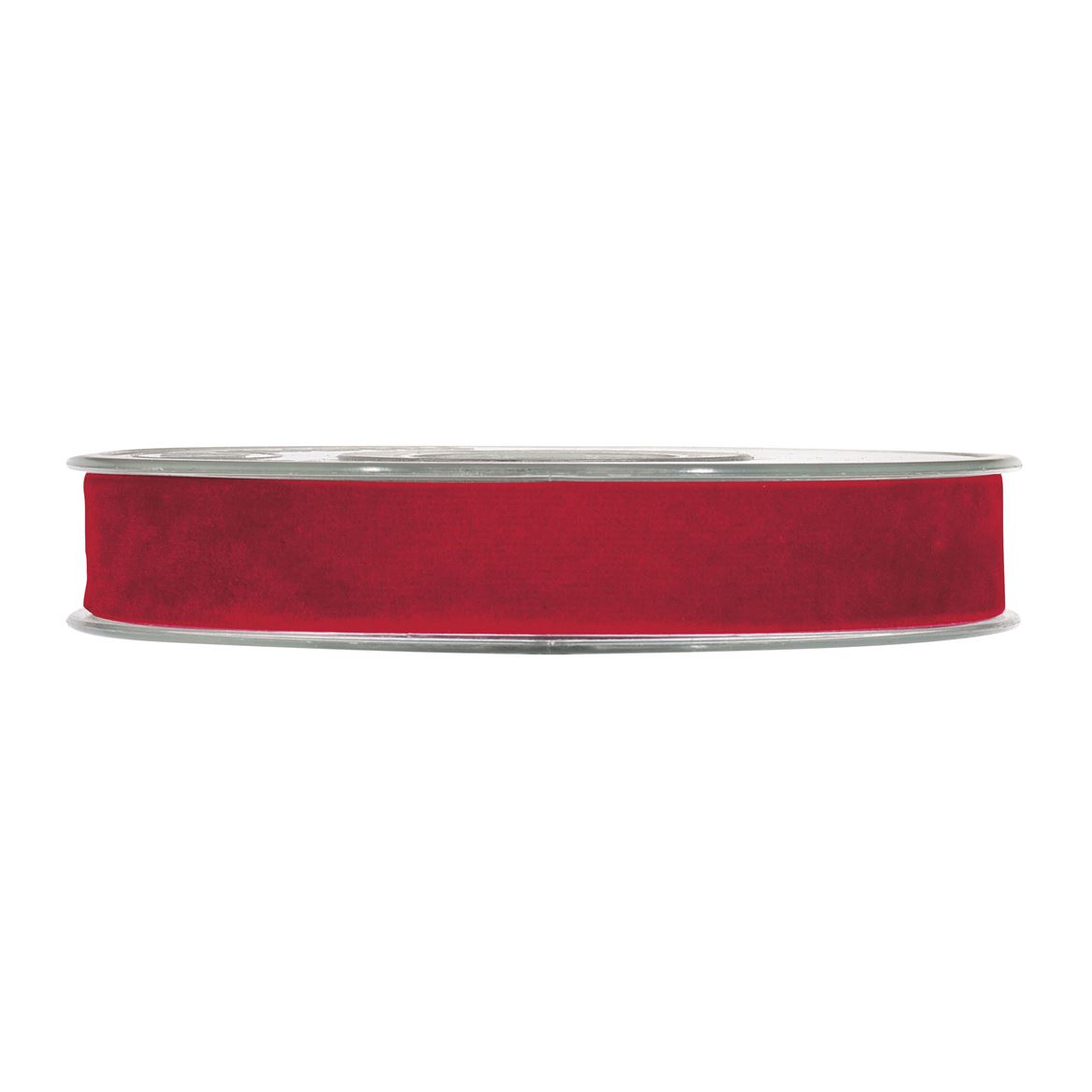 Xmas. Nastri Double Velvet Mm15x7mt - Red