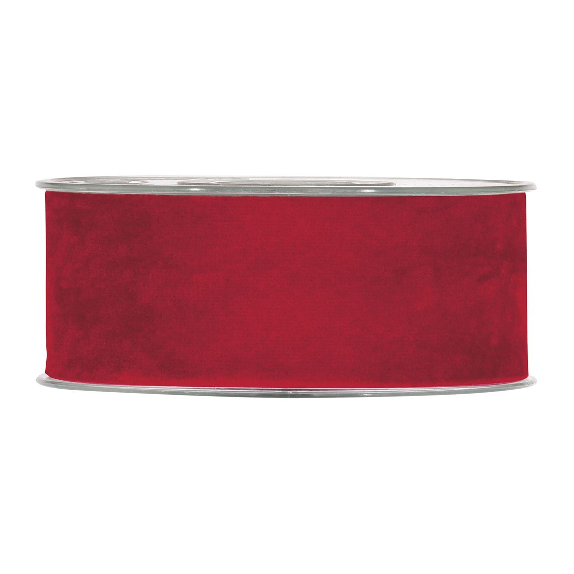 Xmas. Nastri Double Velvet Mm40x7mt - Red