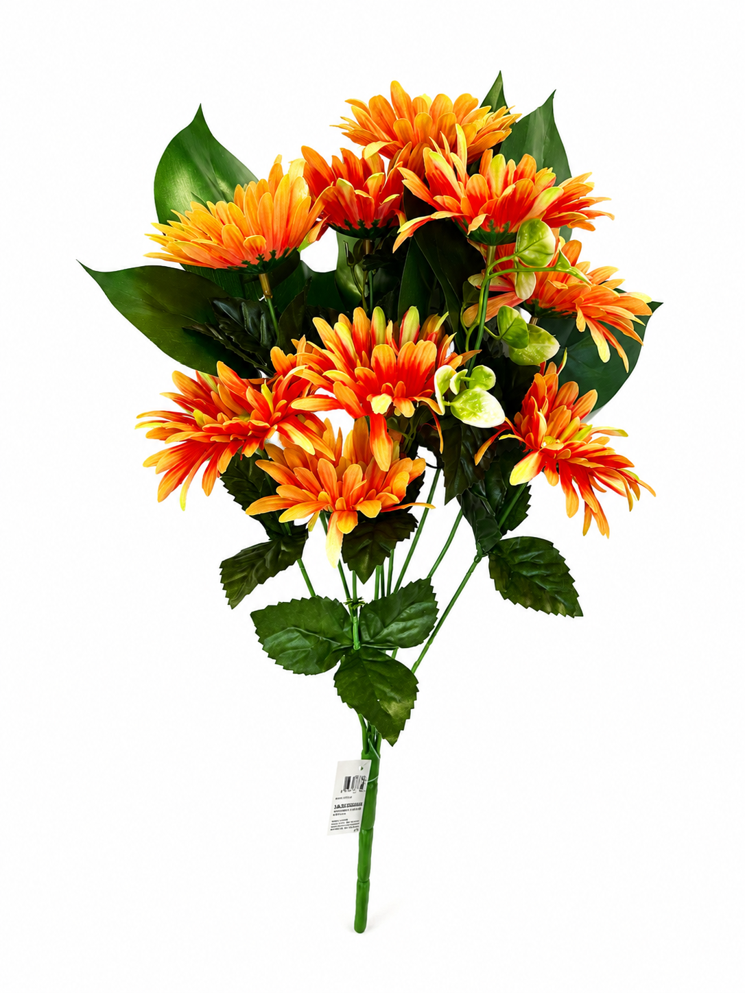 Art. Mazzo Bush Gerbera X9 42cm - Orange