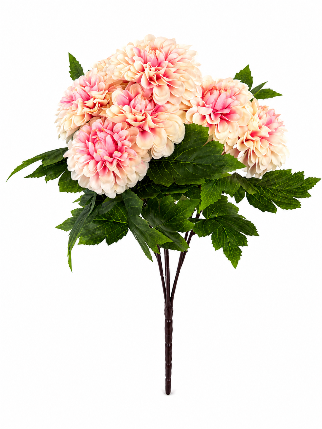 Art. Mazzo Marigold Bush X9 49cm - Peach