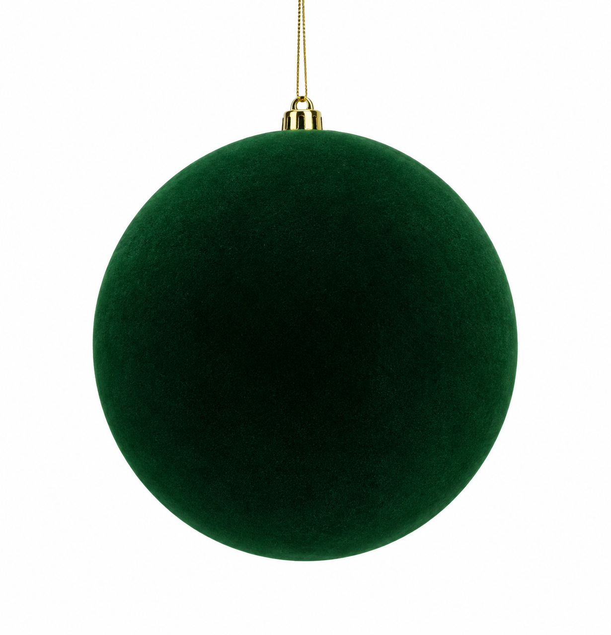 Xmas. Box Sfera Velluto D.20cm - Green