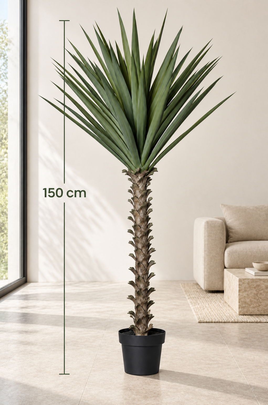 Art. Pianta Agave C-vaso Cm150