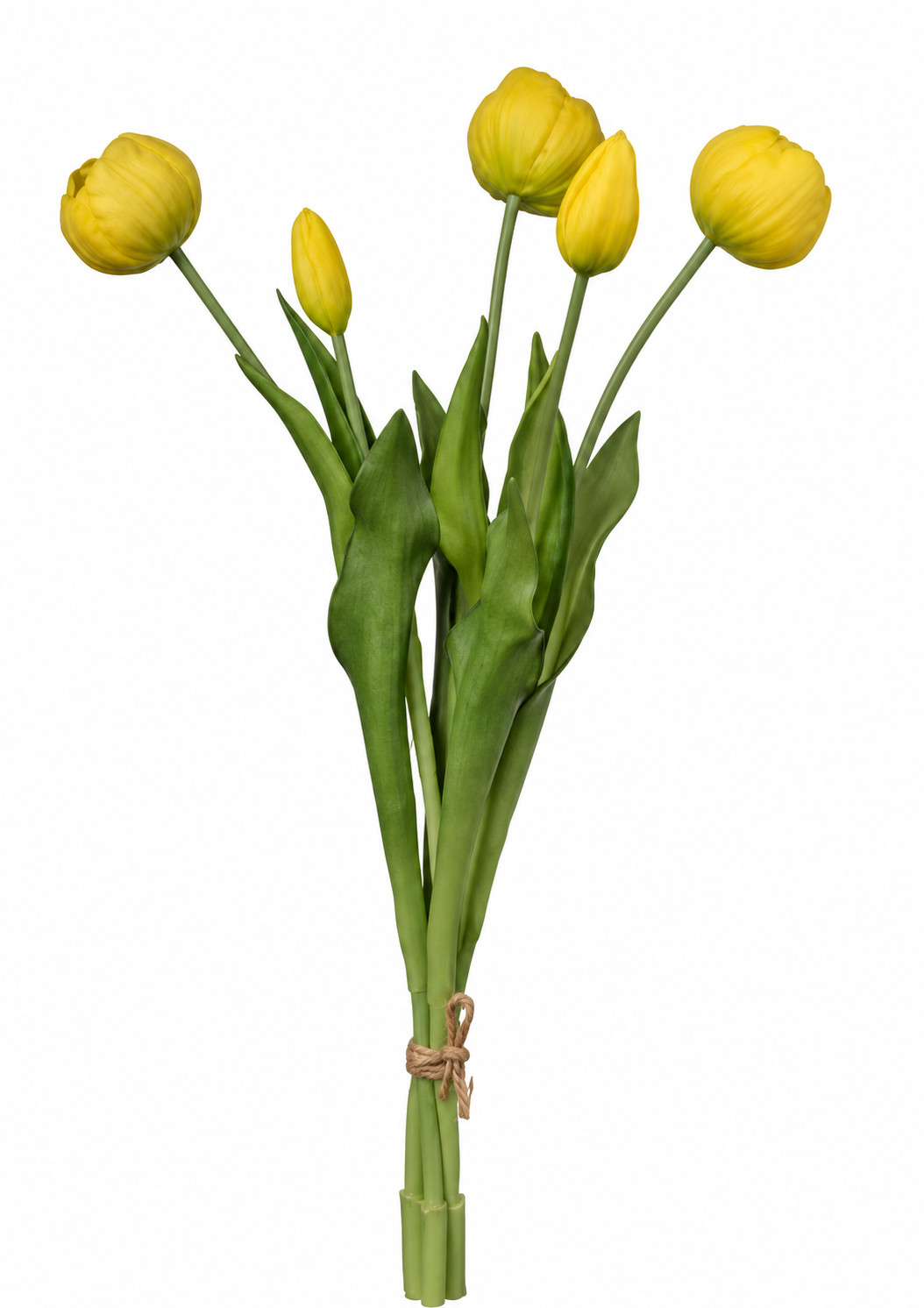 Art. Mazzo Tulipani X5 Cm18x43 Yellow