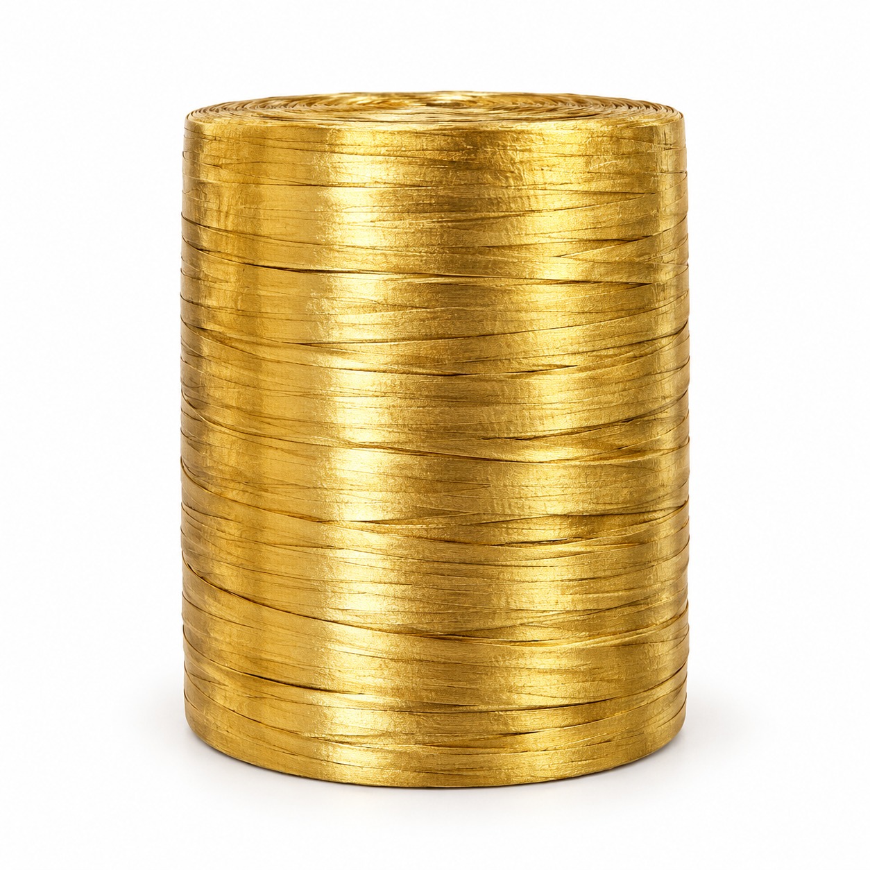 Flory. Rotolo Raffia 12mm X 200m - Metal Gold