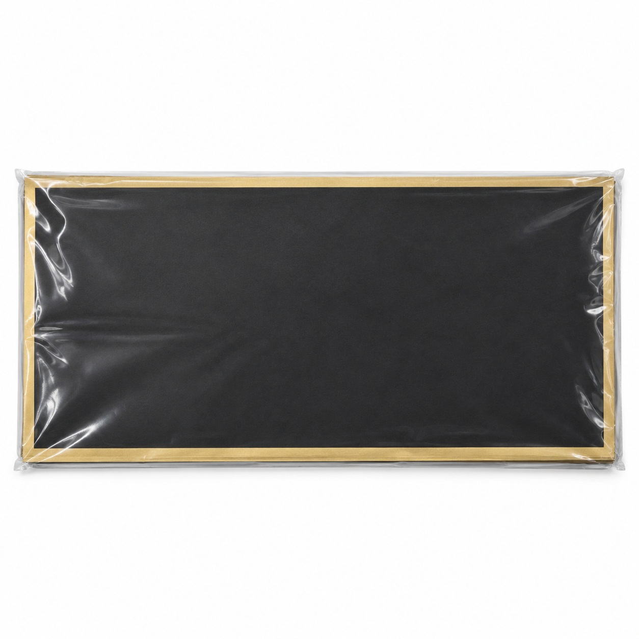 Paper. Film 180 Nero Bordo Oro 57x57cm - 20pz